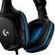 LOGITECH G431 7.1 SURROUND SOUND 50 MM DRIVERS MULTI-PLATFORM WIRED GAMING HEADSET - BLACK/BLUE