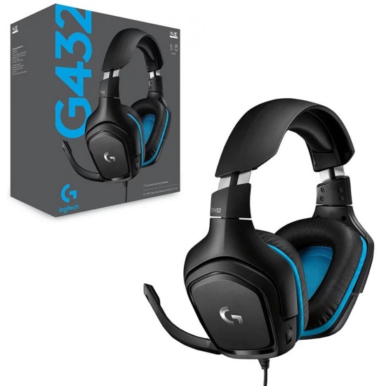 LOGITECH G432 7.1 SURROUND GAMING HEADSET