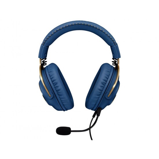 LOGITECH G PRO X LEAGUE OF LEGENDS PRO-G 55MM DRIVERS BLUE VOICE TECHNOLOGY DTS:X 2.0 SURROUND SOUND GAMING HEADSET - BLUE