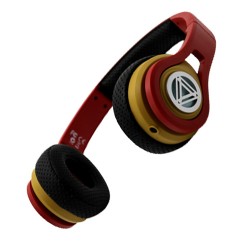 SMS AUDIO MARVEL SPORT WIRED MICROLITE HEADPHONES - IRON MAN