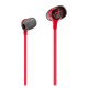HYPERX CLOUD EARBUDS II IN EAR HEADPHONES WITH 14MM DRIVERS, MIC, HARD CASE, 3.5MM PLUG GAMING EARBUDS - RED