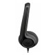 LOGITECH H390 USB-A NOISE CANCELING PADDED HEADBAND AND EAR CUPS ENHANCED DIGITAL AUDIO MIC IN-LINE CONTROLS STEREO WIRED HEADSET – BLACK