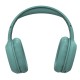 PORODO SOUNDTEC NOISE CANCELLING DEEP SOUND PURE BASS WIRELESS OVER-EAR HEADPHONES - GREEN