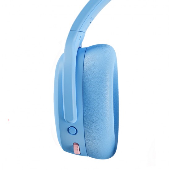 SKULLCANDY CRUSHER ANC 2 MULTI-SENSORY BASS ACTIVE NOISE CANCELLING 60H BATTERY MULTIPOINT PAIRING WIRELESS OVER-EAR HEADPHONES - PREPPY BLUE