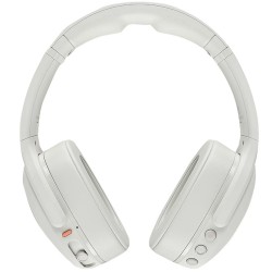 SKULLCANDY CRUSHER EVO MULTI-SENSORY BASS 40H BATTERY PERSONAL SOUND HEARING ANALYSIS NOISE ISOLATING WIRELESS OVER-EAR HEADPHONES - BONE