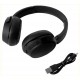 SKULLCANDY RIFF WIRELESS RAPID CHARGE 12 HOURS PLAY BUILT-IN CONTROLS WIRELESS ON-EAR HEADPHONES - TRUE BLACK