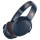 SKULLCANDY RIFF WIRELESS RAPID CHARGE 12 HOURS PLAY BUILT-IN CONTROLS WIRELESS ON-EAR HEADPHONES - BLUE SUNSET