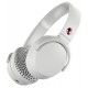 SKULLCANDY RIFF WIRELESS RAPID CHARGE 12 HOURS PLAY BUILT-IN CONTROLS WIRELESS ON-EAR HEADPHONES - WHITE CRIMSON