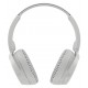 SKULLCANDY RIFF WIRELESS RAPID CHARGE 12 HOURS PLAY BUILT-IN CONTROLS WIRELESS ON-EAR HEADPHONES - WHITE CRIMSON