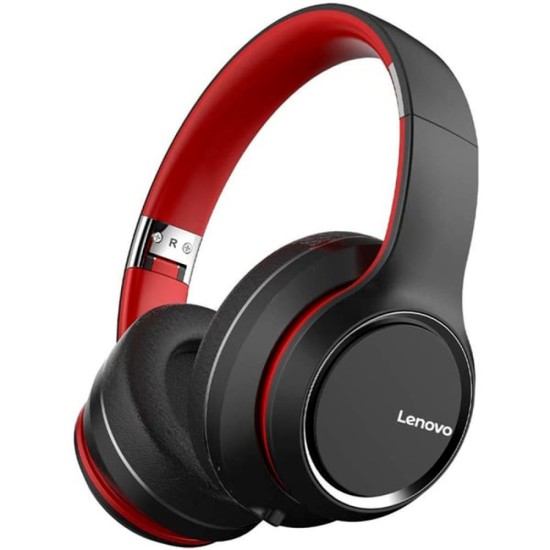 LENOVO HD200 BLUETOOTH OVER EAR HEADPHONES WITH MICROPHONE - BLACK