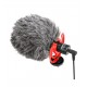 BOYA BY-MM1 HD SOUND QUALITY 3.5MM TRS/ TRRS UNIVERSAL CARDIOID MICROPHONE WITH FUR WINDSHIELD AND SHOCKMOUNT