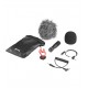 BOYA BY-MM1 HD SOUND QUALITY 3.5MM TRS/ TRRS UNIVERSAL CARDIOID MICROPHONE WITH FUR WINDSHIELD AND SHOCKMOUNT