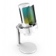 FIFINE AMPLIGAME A8 COMPUTER MICROPHONE WITH RGB CONTROL MUTE TOUCH HEADPHONE JACK POP FILTERSTAND FOR GAMING STREAMING - WHITE