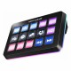 FIFINE AMPLIGAME D6 WITH 15 MACRO KEYS STREAMING KEYBOARD RGB SHORTCUT KEYPAD COMPATIBLE WITH OBS TWITCH YOUTUBE STREAMLABS MAC PC STREAM CONTROLLER PAD - BLACK
