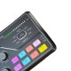 FIFINE SC8 RECORDING STUDIO AUDIO WITH XLR PHANTOM POWER 7.1 SURROUND SOUND USB-C MULTI-PLATFORM RGB AUDIO CARD GAMING MIXER CONTROLLER - BLACK