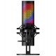 HYPERX QUADCAST 2 S HI-RES AUDIO 100+ ARGB LEDS 4 POLAR PATTERNS TAP-TO-MUTE & MULTIFUNCTION KNOB USB GAMING MICROPHONE - BLACK