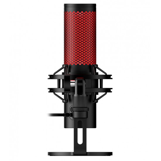 HYPERX QUADCAST 2 HI-RES STUDIO-QUALITY RECORDING TAP-TO-MUTE 4 POLAR PATTERNS WIRED MULTI-PATTERN USB ELECTRET CONDENSER GAMING MICROPHONE - BLACK