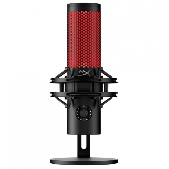 HYPERX QUADCAST 2 HI-RES STUDIO-QUALITY RECORDING TAP-TO-MUTE 4 POLAR PATTERNS WIRED MULTI-PATTERN USB ELECTRET CONDENSER GAMING MICROPHONE - BLACK
