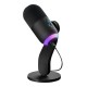 LOGITECH G YETI GX DYNAMIC RGB PODCAST WITH LIGHTSYNC, VOICE BLUE, G HUB CONTROL, SUPERCARDIOID, USB PLUG AND PLAY ON PC/MAC, GAMING MICROPHONE - BLACK