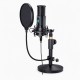 MAONO AU-PM42 KIT WITH 192KHZ/24BIT SOUND CHIPSET, TOUCH MUTE & BOOM ARM PROFESSIONAL USB CONDENSER MICROPHONE SET - BLACK