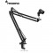 MAONO B01 MICROPHONE SUSPENSION BOOM SCISSOR ARM STAND - BLACK 