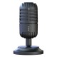 PORODO GAMING BASIC CARDIOID MICROPHONE WITH FIXED STAND – BLACK