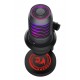 REDRAGON NEBULA GM211 CARDIOID 14MM CONDENSER USB-C SOUND CARD 96KHZ RGB MONITORING JACK TOUCH MUTE GAMING MICROPHONE – BLACK