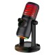 REDRAGON STELLARIS GM306 USB FULL METAL BODY CARDIOID PICKUP WITH RGB LIGHTING VOLUME CONTROL MUTE SHOCK MOUNT AND TRIPOD STAND RGB GAMING MICROPHONE - BLACK