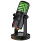 REDRAGON STELLARIS GM306 USB FULL METAL BODY CARDIOID PICKUP WITH RGB LIGHTING VOLUME CONTROL MUTE SHOCK MOUNT AND TRIPOD STAND RGB GAMING MICROPHONE - BLACK