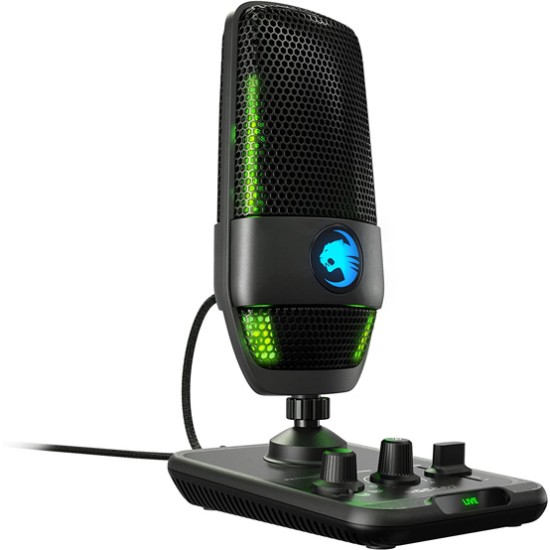 ROCCAT TORCH STUDIO - GRADE USB MICROPHONE AIMO RGB LIGHTING