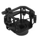 STREAMPLIFY MIC ARM WITH FLEXIBLE MOUNTING ARM, CARDIOID PATTERN, DUAL PLAYBACK MODES & SHOCK MOUNT RGB GAMING & STREAMING MICROPHONE - BLACK
