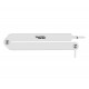 TWISTED MINDS FLEX I SERIES STANDARD POLE 360 DEGREE BOOM ARM SUPPORT UP TO 2KG ADJUSTABLE DUAL ARM MICROPHONE - WHITE
