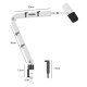 TWISTED MINDS FLEX I SERIES STANDARD POLE 360 DEGREE BOOM ARM SUPPORT UP TO 2KG ADJUSTABLE DUAL ARM MICROPHONE - WHITE