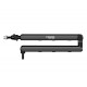 TWISTED MINDS FLEX SERIES STANDARD POLE 360 DEGREE ROTATION BOOM ARM WITH 6 CABLE CLAMPS UP TO 2KG DUAL ARM MICROPHONE - BLACK