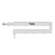 TWISTED MINDS NEO I SERIES STANDARD POLE 360 DEGREE ROTATION BOOM ARM WITH 6 CABLE CLAMPS UP TO 2KG DUAL ARM MICROPHONE - WHITE