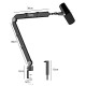 TWISTED MINDS NEO I SERIES STANDARD POLE 360 DEGREE BOOM ARM SUPPORT UP TO 2KG ADJUSTABLE DUAL ARM MICROPHONE - BLACK