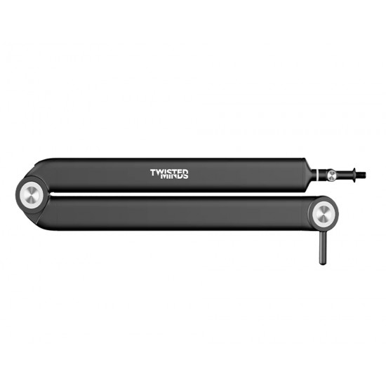 TWISTED MINDS NEO I SERIES STANDARD POLE 360 DEGREE BOOM ARM SUPPORT UP TO 2KG ADJUSTABLE DUAL ARM MICROPHONE - BLACK