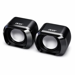 ACER OSK263 MULTIMEDIA DUAL 52MM DRIVERS HIGH-FIDELITY COMPACT WIRED COMPUTER MINI SPEAKER – BLACK
