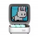 DIVOOM DITOO PIXEL ART WITH APP CONTROLLED 16X16 LED FRONT PANEL A SMART ALARM GAMING PORTABLE BLUETOOTH SPEAKER – WHITE