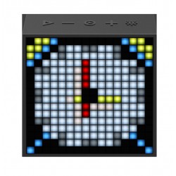 DIVOOM TIMEBOX-EVO HI-RES AUDIO PIXEL ART 16X16 LED APP-CONTROLLED ANIMATION FRAME DESKTOP ALARM CLOCK BLUETOOTH SPEAKER – BLACK