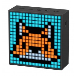 DIVOOM TIMEBOX-EVO HI-RES AUDIO PIXEL ART 16X16 LED APP-CONTROLLED ANIMATION FRAME DESKTOP ALARM CLOCK BLUETOOTH SPEAKER – BLACK