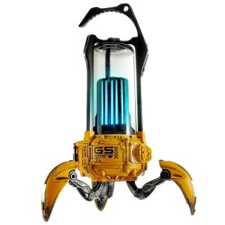 GRAVASTAR SUPERNOVA LED TABLE LAMP SPEAKER 9H PLAYTIME TWS PAIRING WIRELESS SPEAKERS FOR PARTY OUTDOOR CAMPING GIFTS PORTABLE BLUETOOTH SPEAKER - WAR DAMAGE VERSION