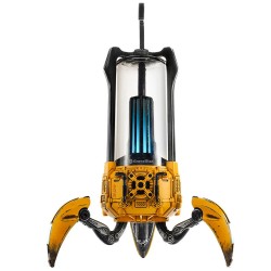 GRAVASTAR SUPERNOVA LED TABLE LAMP SPEAKER 9H PLAYTIME TWS PAIRING WIRELESS SPEAKERS FOR PARTY OUTDOOR CAMPING GIFTS PORTABLE BLUETOOTH SPEAKER - WAR DAMAGE VERSION