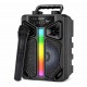 GREATNICE GTS-2066 6.5-INCH DRIVER TWS WITH MIC RGB LIGHTING RECHARGEABLE WIRELESS BLUETOOTH SPEAKER - BLACK