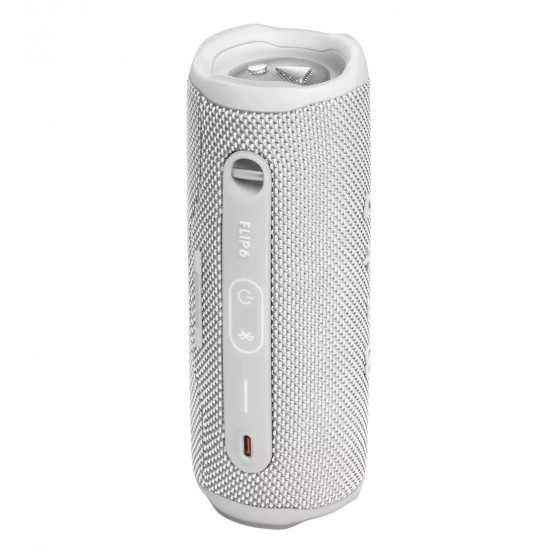 JBL FLIP 6 WATERPROOF WITH POWERFUL AND DEEP SOUND PORTABLE BLUETOOTH SPEAKER - WHITE 