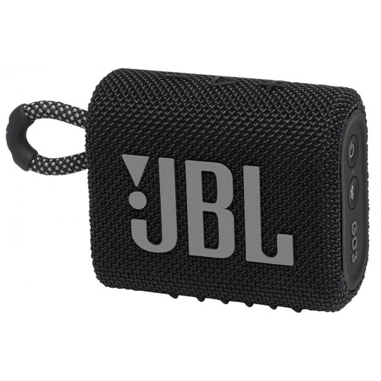 JBL GO 3 PORTABLE IP67 WATERPROOF 5 HOURS PLAYTIME WIRELESS SPEAKER - BLACK