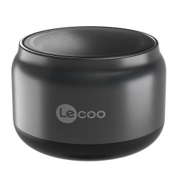 LECOO DS106 BLUETOOTH 5.0 3W STEREO DYNAMIC SOUND EFFECT 800MAH BATTERY COMPACT PORTABLE WIRELESS SPEAKER – BLACK