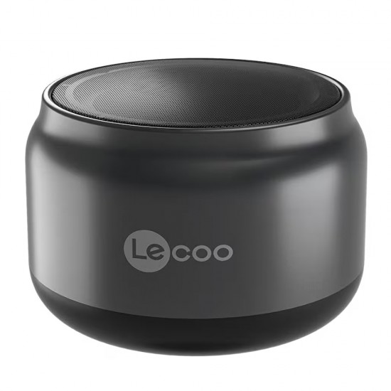 LECOO DS106 BLUETOOTH 5.0 3W STEREO DYNAMIC SOUND EFFECT 800MAH BATTERY COMPACT PORTABLE WIRELESS SPEAKER – BLACK