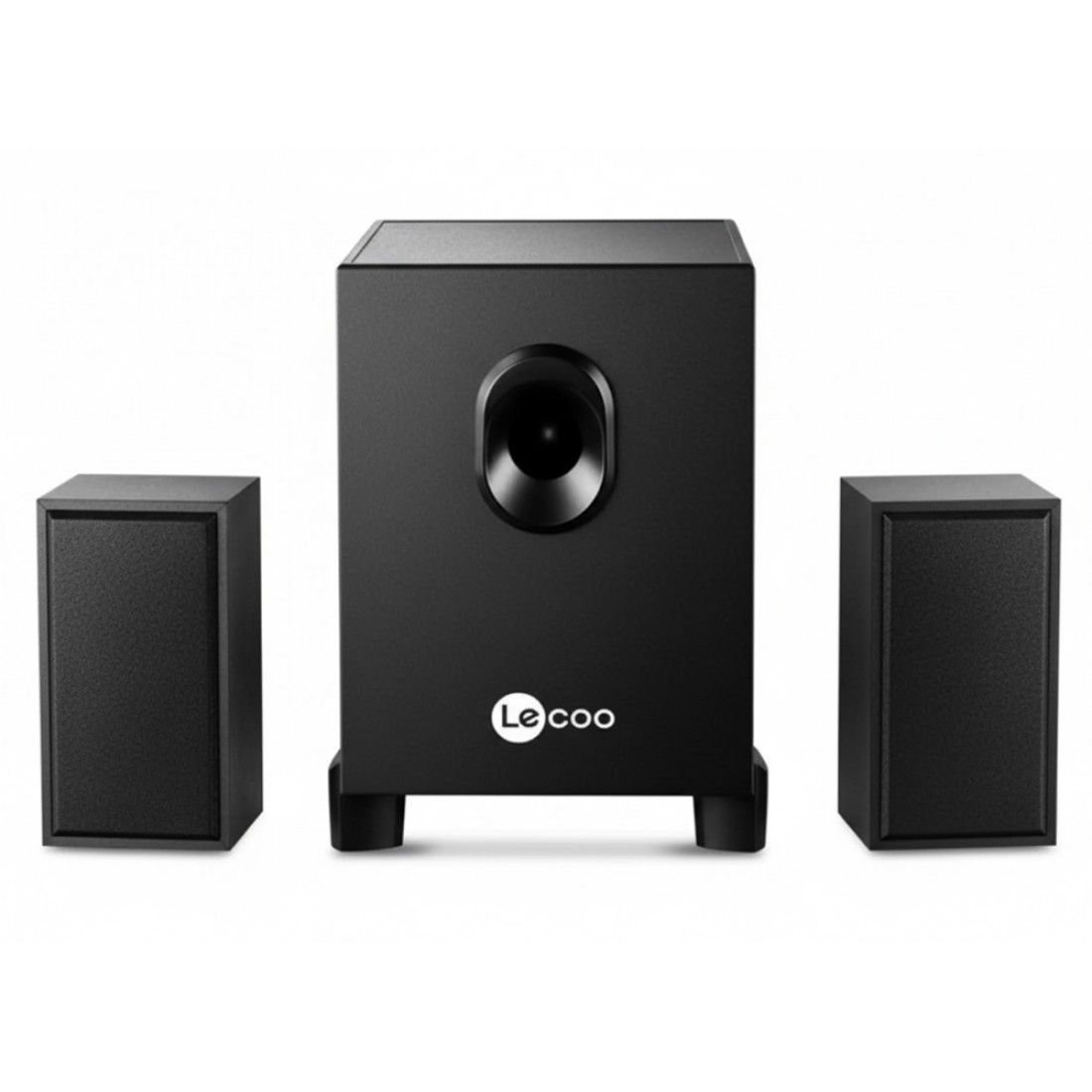LECOO RS30 2.1 CHANNEL SYSTEM ACTIVE SUBWOOFER SOUND 3.5MM AUDIO JACK ...
