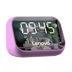 LENOVO THINKPLUS TS13 MULTIFUNCTIONAL BLUETOOTH SPEAKER WITH ALARM CLOCK - PINK